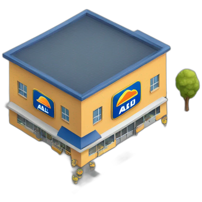 Aldi store emoji
