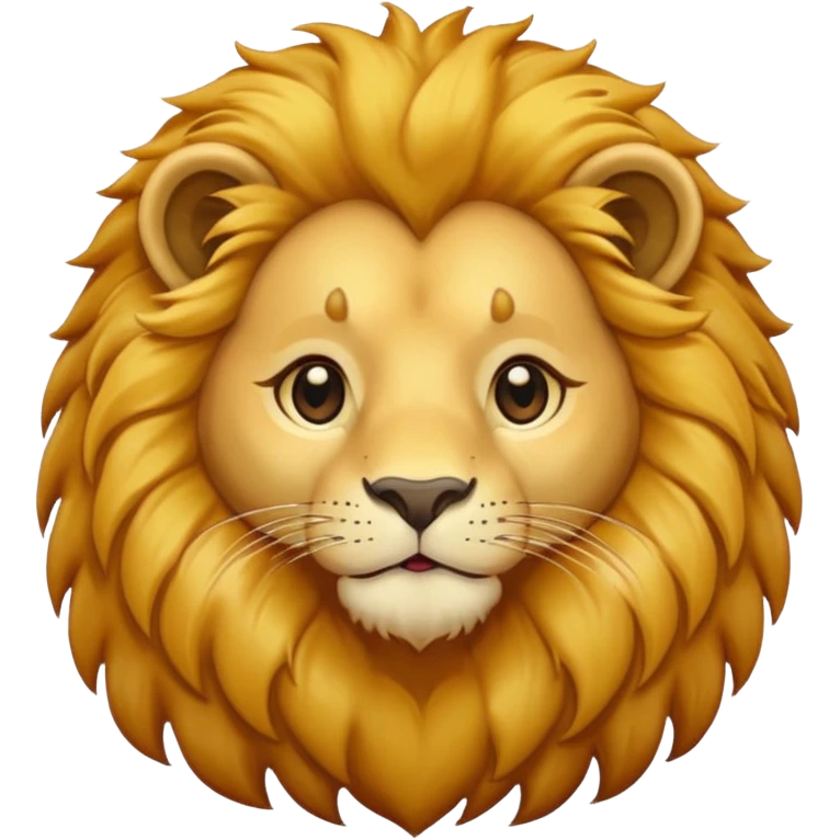 lion in love emoji