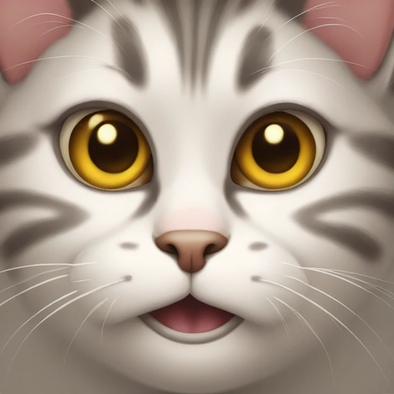 Scared cat emoji