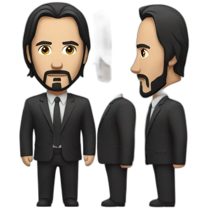 John wick as a leader emoji