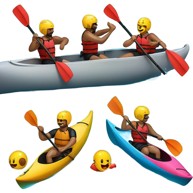 Canoe polo emoji