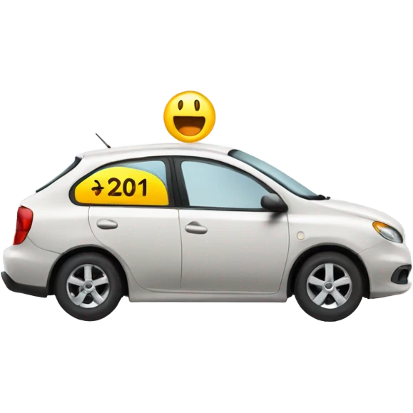 Car mileage emoji