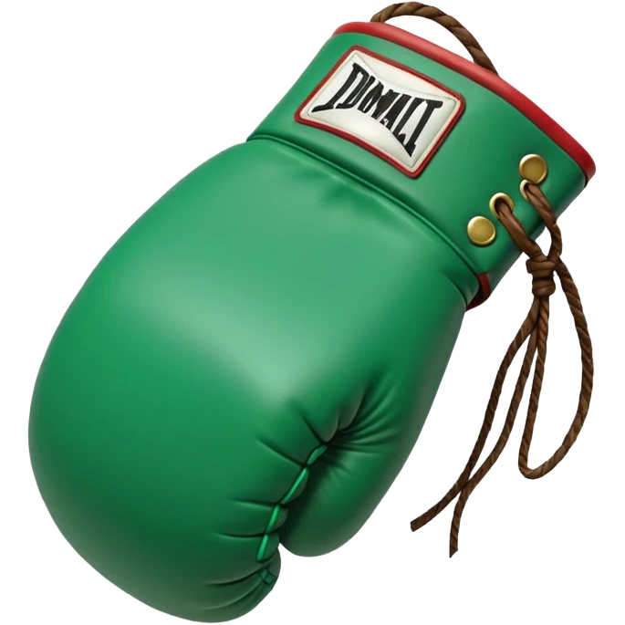 Green boxing glove emoji