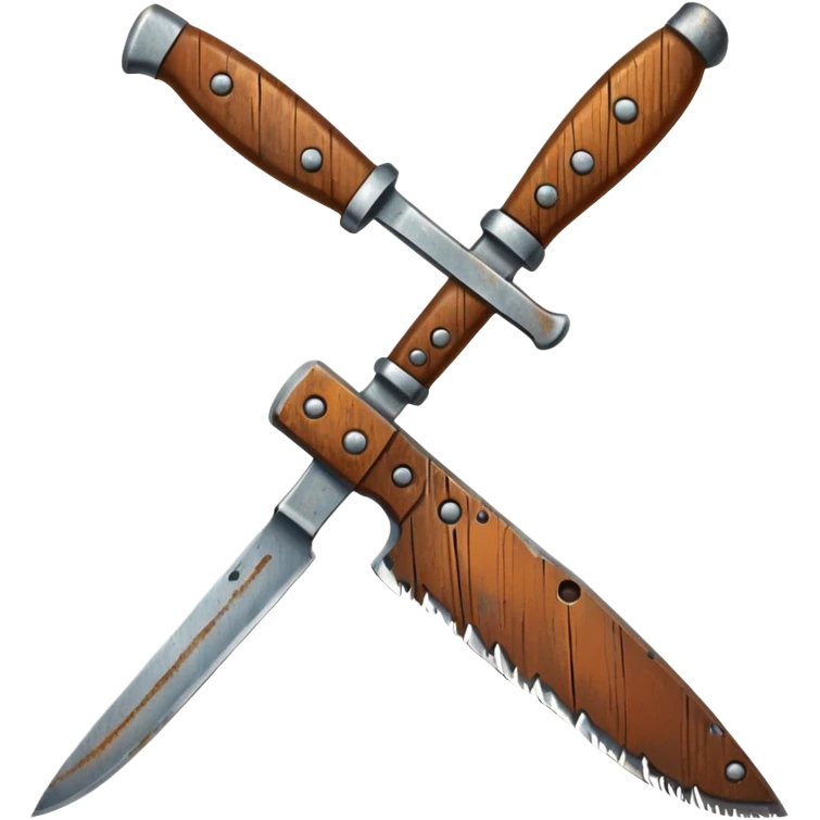 Rusty knife emoji