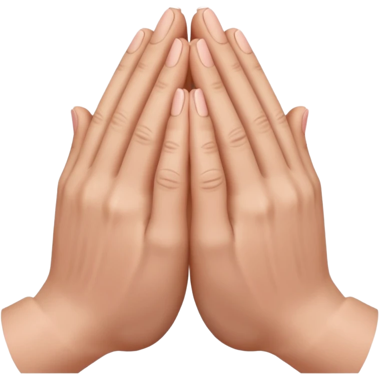 pray hands mangas rosadas emoji
