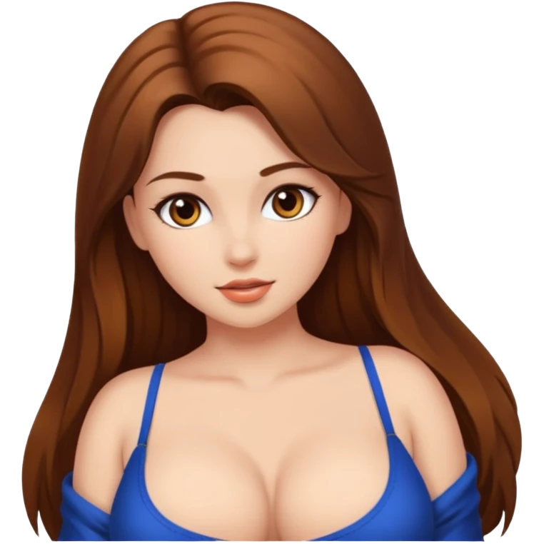 Sexy girl big breasts  emoji