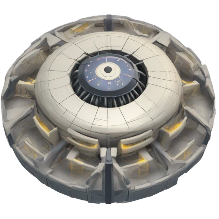 Toroidal space generator model isometric geometry UFO propulsion emoji