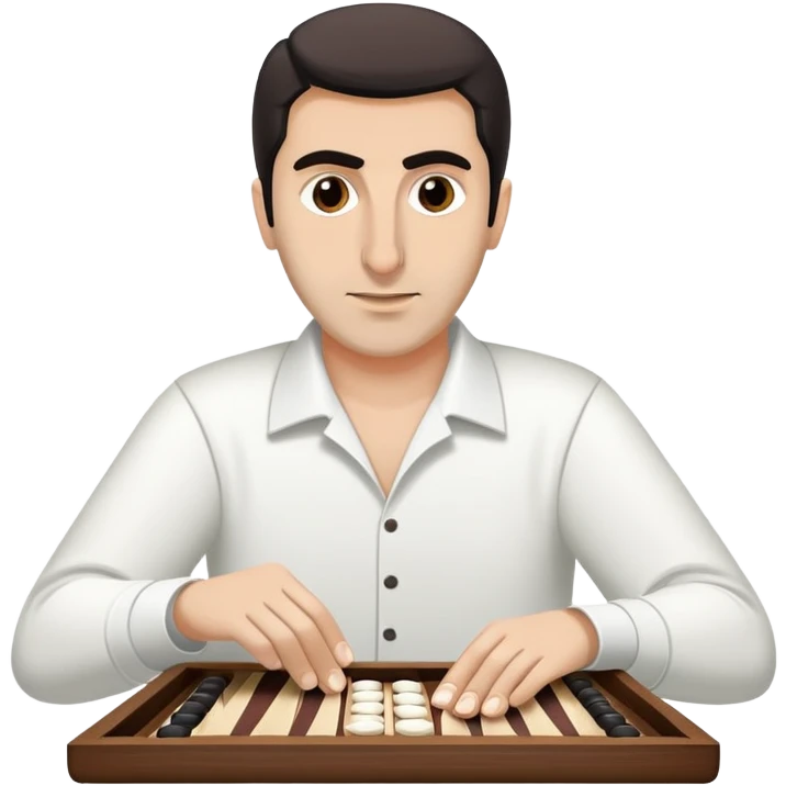 Armenians play backgammon emoji