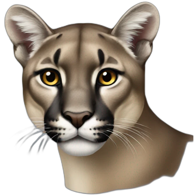 black Puma emoji
