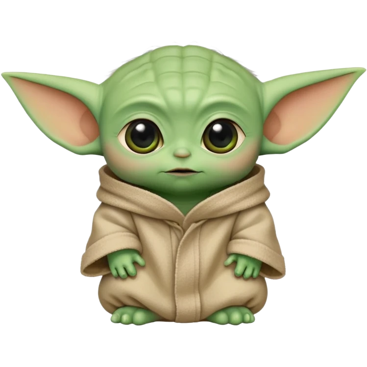 Baby yoda cute emoji