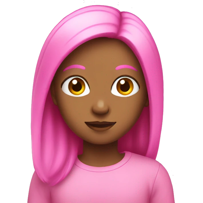 Pink emoji