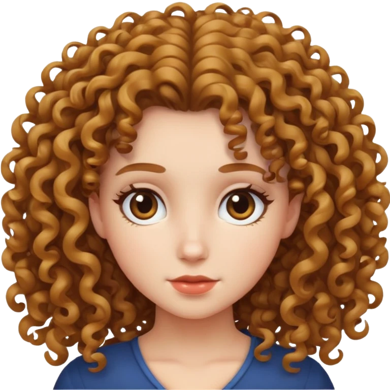 Curly girl  emoji