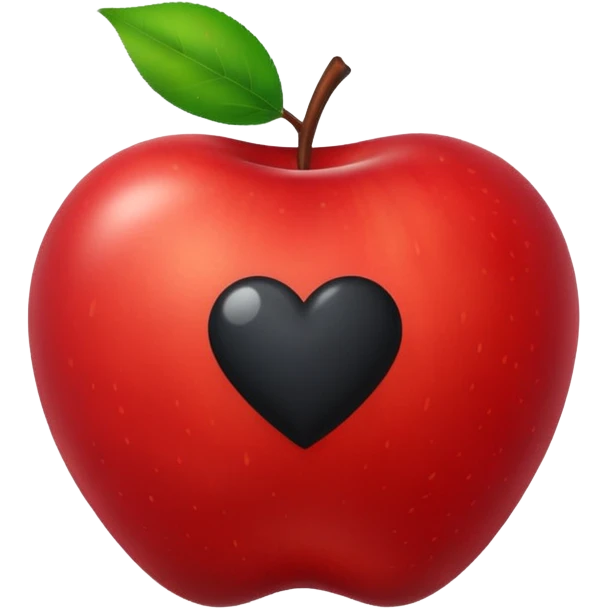 🍏🖤 emoji
