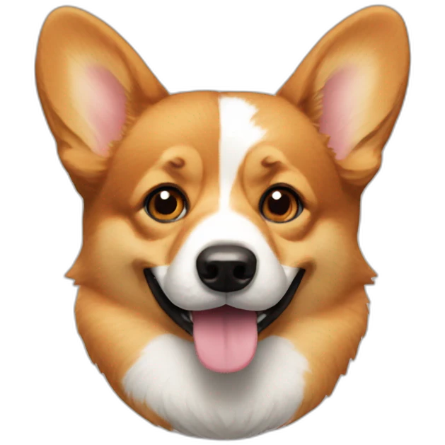 corgi head emoji