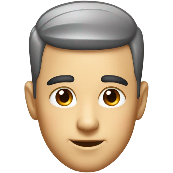 low taper fade on a a skibidi toilet emoji
