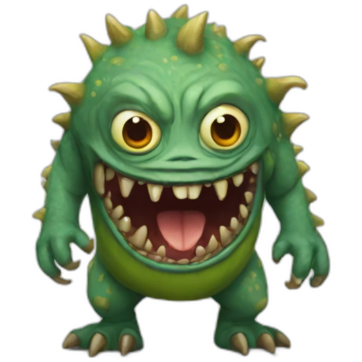 monster creature funny creature emoji