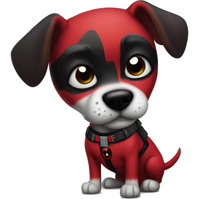 Deadpool dog emoji