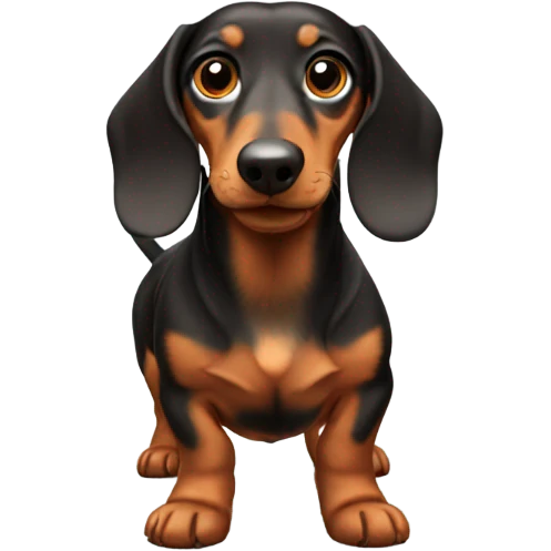 Dachshund dog emoji