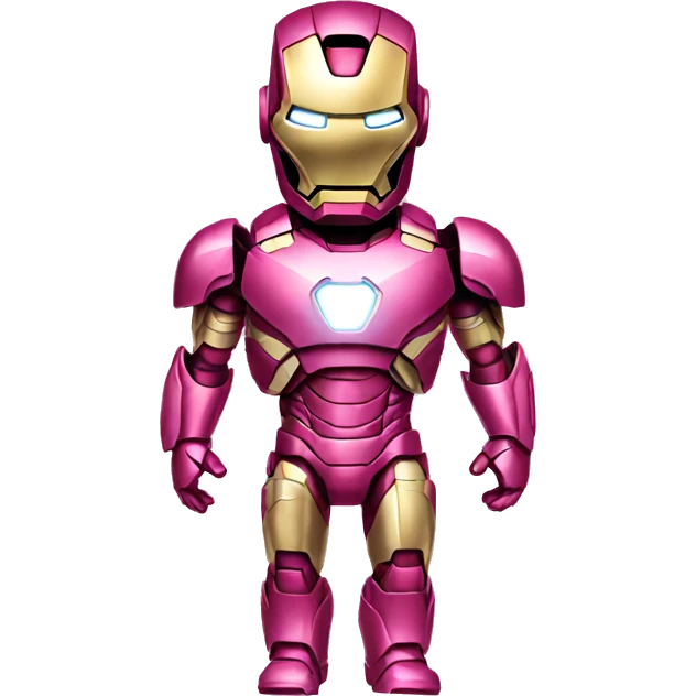 Iron man pink  emoji