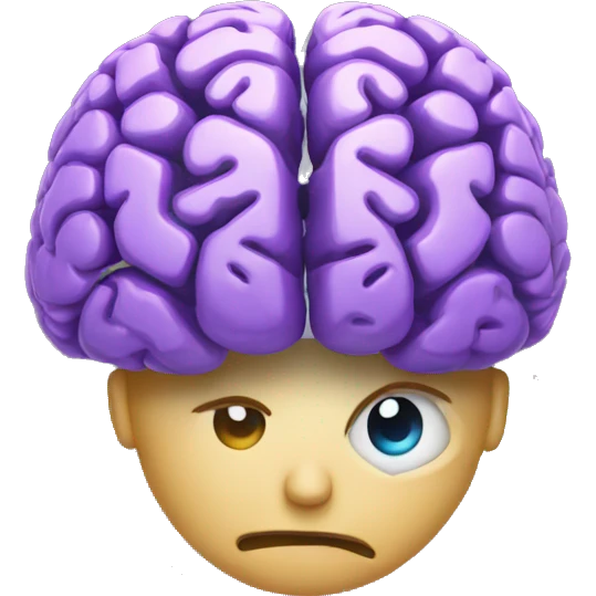  brain and internet fusion emoji