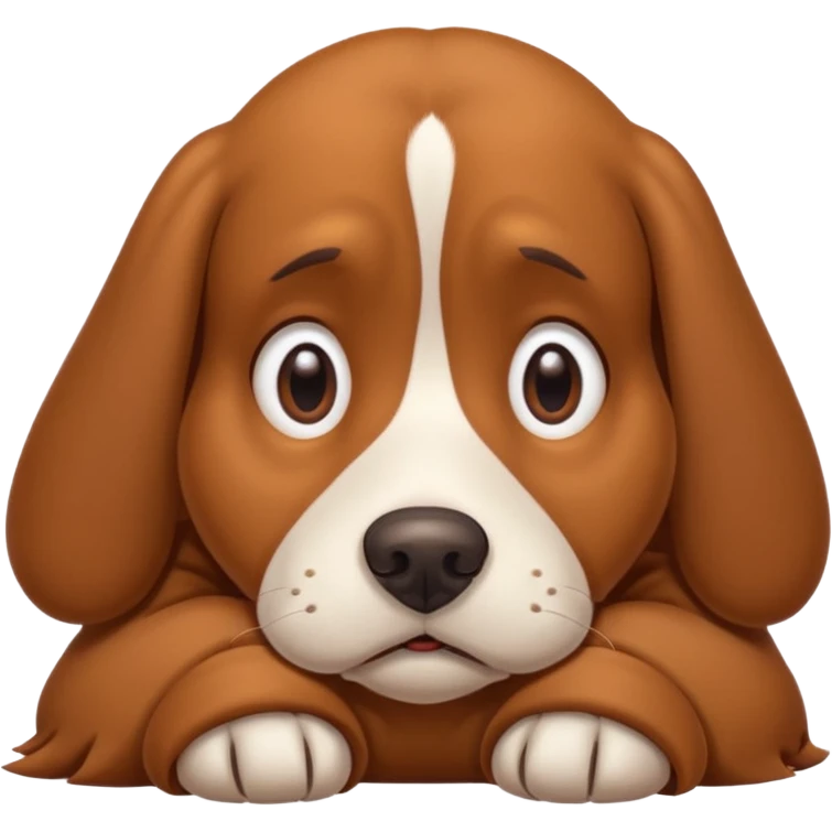 bored dog emoji