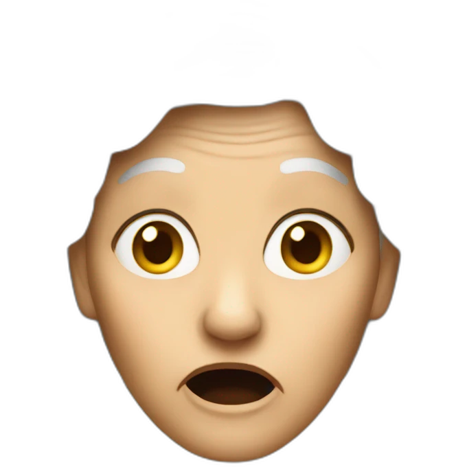 old woman shocked emoji