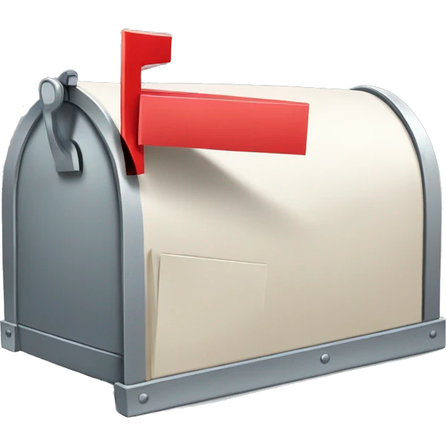 mailbox with envelopes emoji