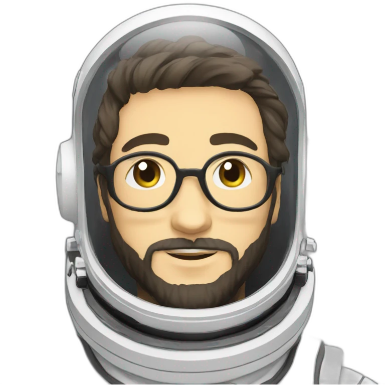 astronaut anime beard white-man glasses emoji