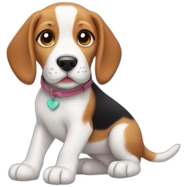 Beagle puppy emoji