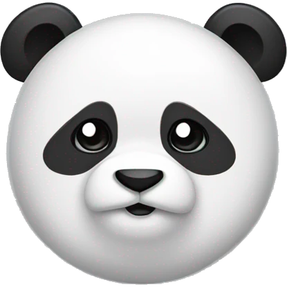 panda in a napy emoji