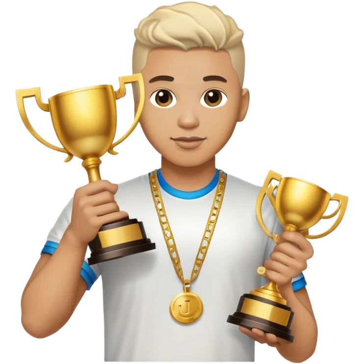 dj champion holding a trophy emoji