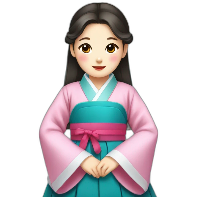 girl korean hanbok emoji