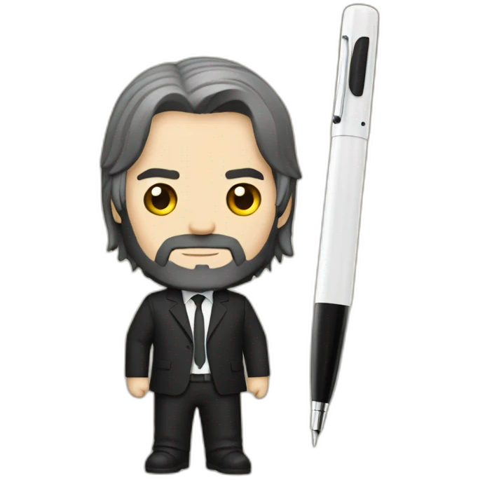 JOHN WICK CATCH PEN emoji