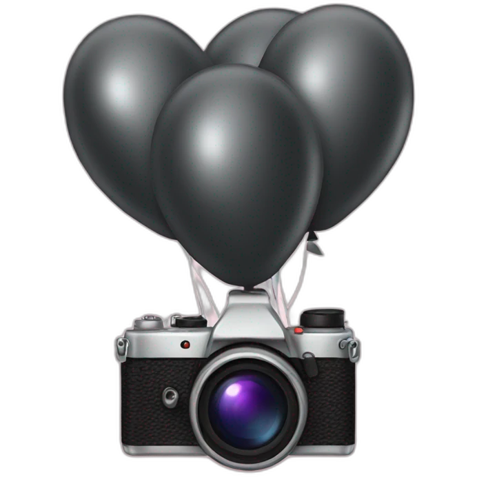 balloons camera emoji