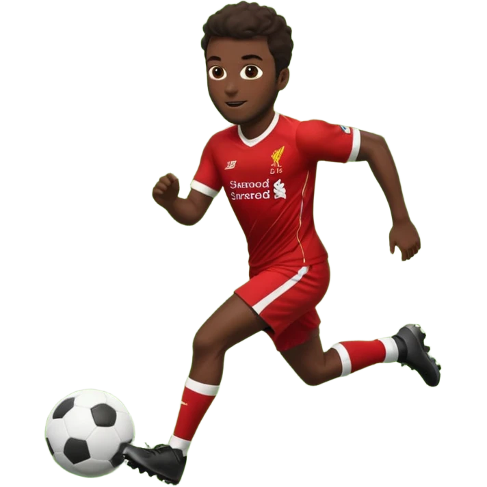 A Liverpool soccer player no salah emoji