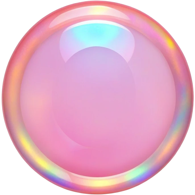 round cut pink opal gemstone with vibrant holographic fire and color play emoji