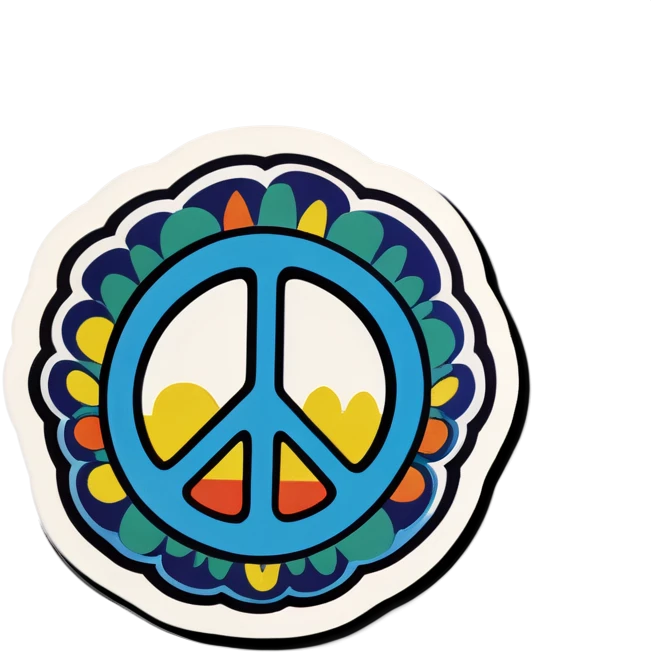 1960’s Hippie emoji