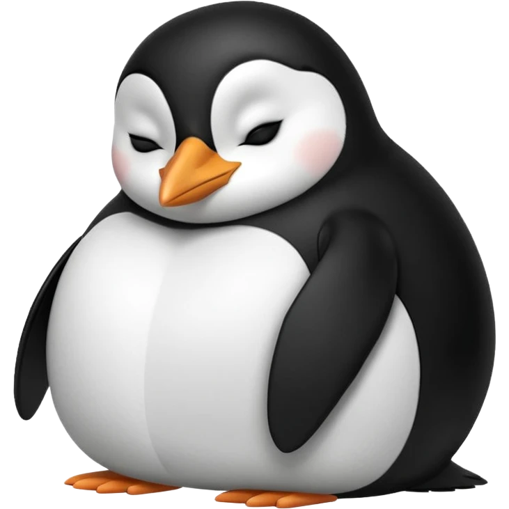 Linux, Tux, Sleeping emoji