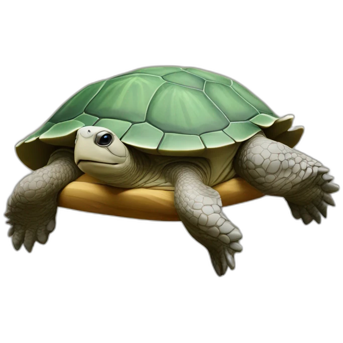 tortue sur loutre emoji