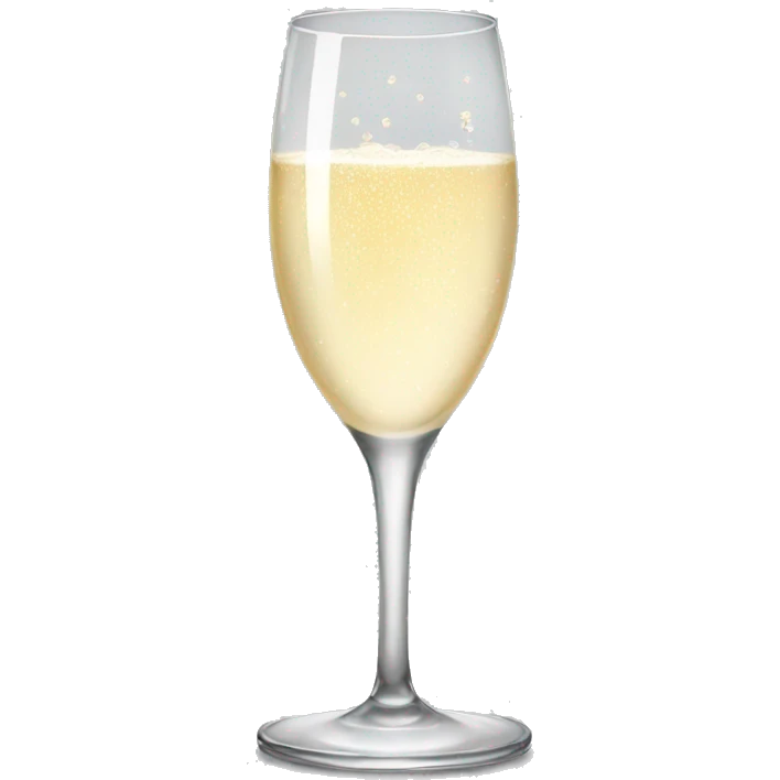 Champagne glass emoji