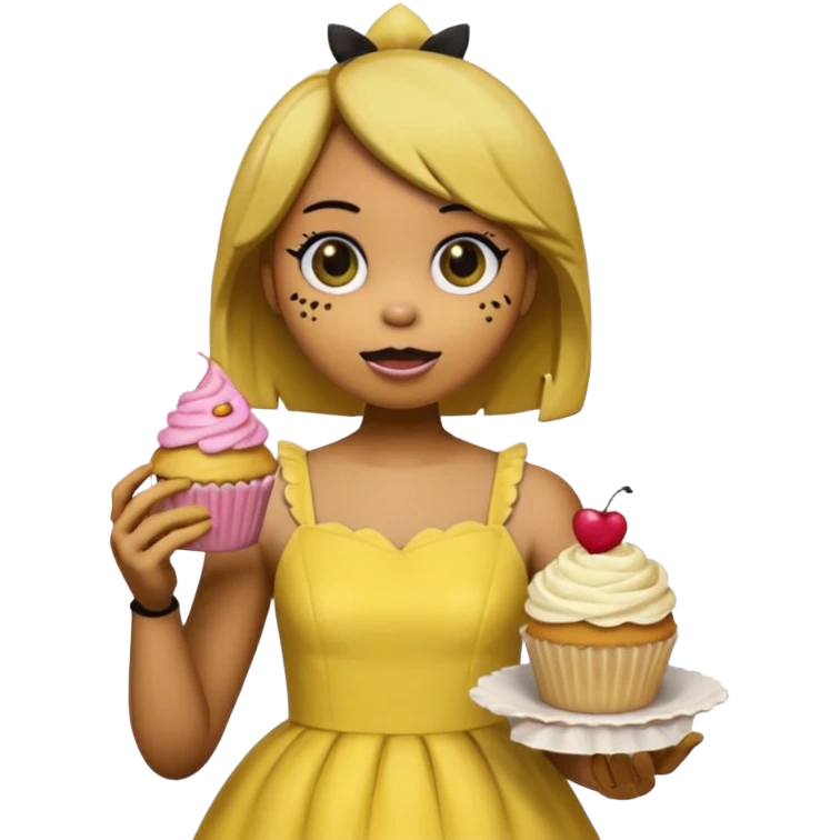 Chica from Five Nights At Freddy's Movie emoji