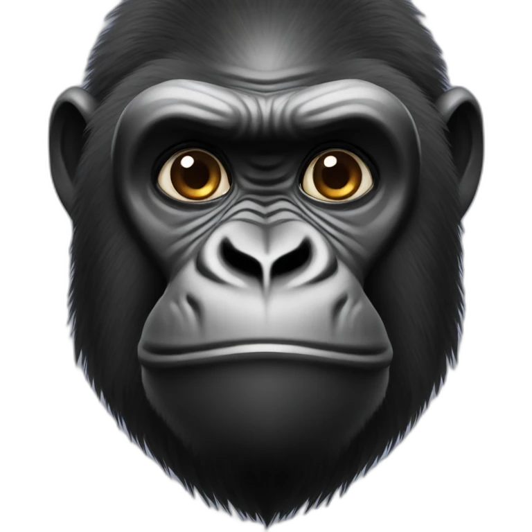 Gorilla with lasez eyes emoji