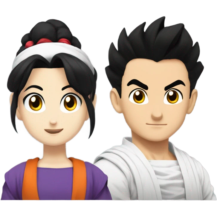 Gohan and Videl emoji