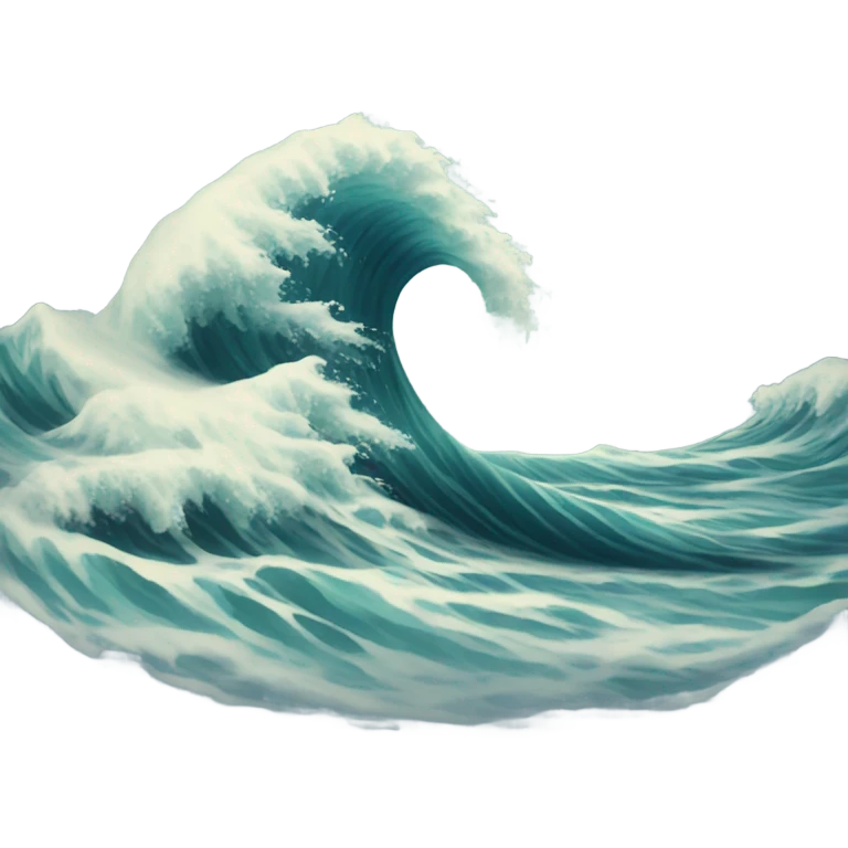 Wave emoji