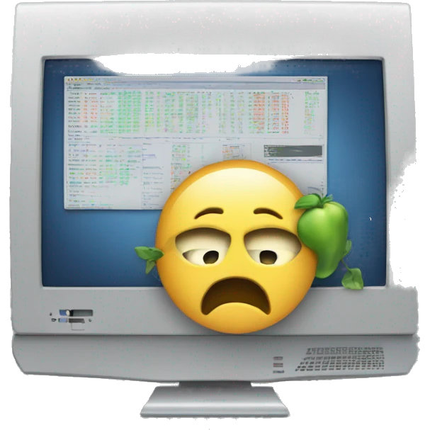 computer trading emoji