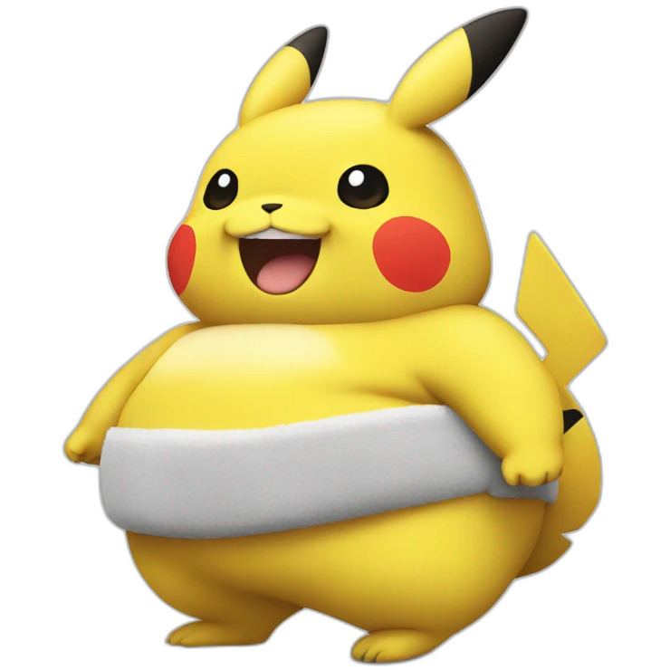 Sumo Pikachu emoji