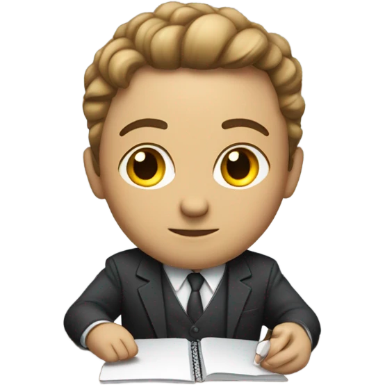 white psychologist emoji