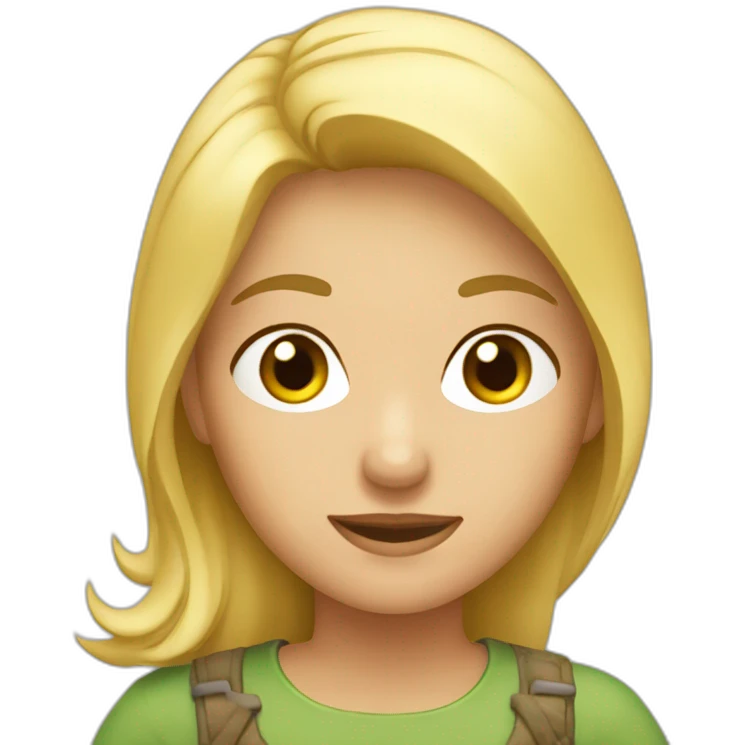Mujer rubia cincuenta años emoji
