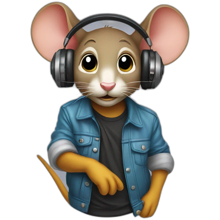 dj mouse emoji