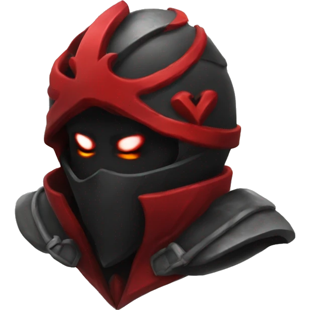 guardian of the black and red heart emoji